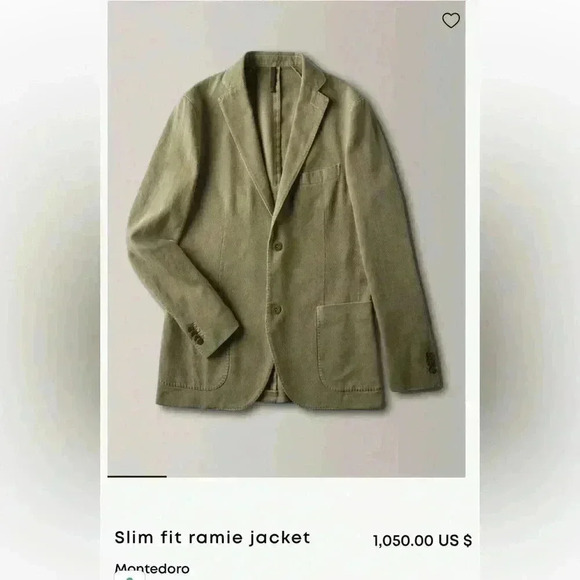 EUC Montedoro Chinolino Giacco Blazer SZ Medium - Picture 1 of 10